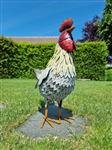 Beeldje - A metal chicken - IJzer (gegoten/gesmeed)