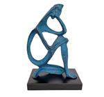 sculptuur, Thinking - 25 cm - IJzer (gegoten)