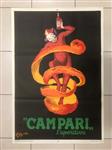 Leonetto Cappiello - Campari L'aperitivo (large size 140 x 100cm) - jaren 1950