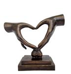 sculptuur, My love for you - 26 cm - Brons