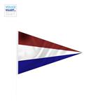 Nederlandse driehoek vlag | Spun-polyester | 30x45CM