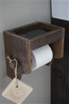 Toiletrolhouder | Met Bakje | H20 x B20 x D14 cm