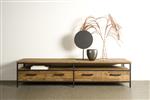 Tv meubel Livorno 200 cm | Gerecycled teak & metaal