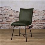Industriële eetkamerstoel Trofa | Groen