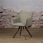 Eetkamerstoel Riviera met armleuning | Grijs