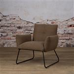 Teddy fauteuil Dante | Donkerbruin