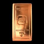 5 kilograms copper minted bar - Zilver .999 - GEIGER-EDELMETALLE - Verzegeld en met certificaat  (Zo