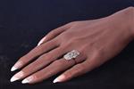 vintage Art Deco, anno 1930 - Ring Platina -  2.70 tw. Diamant  (Natuurlijk)