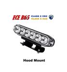 E6  Hoog kwaliteit 3 kleuren Led Flitser 3 x 6 x 3 watt ECE R65 KLASSE 1 & 2 EMC 12/24V