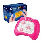 Pop It Spel Console - Fidget Toy Controller - Quick Push Anti Stress Motoriek Speelgoed Roze