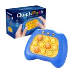 Pop It Spel Console - Fidget Toy Controller - Quick Push Anti Stress Motoriek Speelgoed Blauw