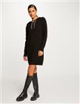 Straight jumper dress with hood 222 Rmcap