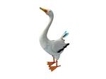 Decoratief ornament - Metalen tuinbeeld gans 41 cm hoog - Europa