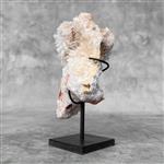 GEEN RESERVE PRIJS - Prachtige Blush Pink Crystal Cluster - Kristalcluster - Hoogte: 18 cm - Breedte
