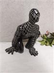 Beeld, spiderman in original color black - 35 cm - polyresin