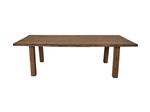 Rechthoekige eettafel tuin - 180x90x76 - Naturel - Teak