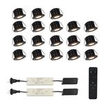 Carpus veranda led zwart Set 18