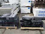 Online Veiling: Muurblokken van beton - kleur Zwart - 15x...