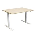 Zit Sta Slingerbureau Wit Nieuw Blad Ahorn B120xD80