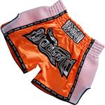 Fluory Muay Thai Shorts Kickboxing Oranje Wit