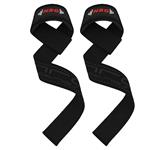 NRG fitness Lifting Straps - Deadlift Straps Zwart Deluxe