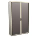 Roldeurkast Lichtgrijs Zilvergrijs 198 x 120 x 43