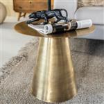 Gouden bijzettafel Mastic