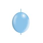Lichtblauwe Knoopballonnen 30cm 50st