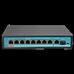 PoE Switch 8 PoE poorten 2 uplink poorten SW1008-GF-120-HIPOE