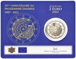 Luxemburg 2 Euro 2022 'Erasmus' Coincard