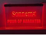 Sonnema neon bord lamp LED verlichting reclame lichtbak bier #1 XL *40x30cm*