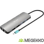 I-tec USB-C Metal Nano 2x Display Docking Station + Power Delivery 100 W