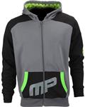 MusclePharm Combat Hoodie Zwart Grijs