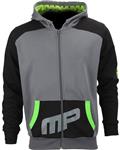 MusclePharm Combat Hoodie Zwart Grijs