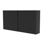 Easy Akoestische Schuifdeurkast Zwart H122xB160xD48