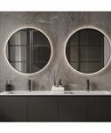 Spiegel Martens Design Toronto 120 Cm Met Indirecte Verlichting Rondom En Spiegelverwarming Mat Zwar