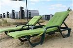Partij Grosfillex kunststof ligbed strandbed INCLUSIEF KUSSEN — Hartman Havana Jute