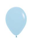 Ballonnen Pastel Matte Blue 23cm 50st