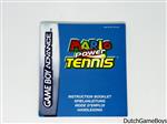 Gameboy Advance / GBA - Mario Power Tennis - NFHUG - Manual