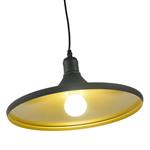 Zwarte Kegelhanglamp met Goudkleurige Binnenkant ? Valott Mo