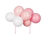 Roze Taarttopper Ballonnen 29cm