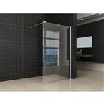 Inloopdouche Met Muurprofiel 120X200 Cm En 10 Mm Nano Anti Kalk Glas