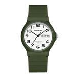 9072 Siliconen Horloge - Kwarts Polshorloge TPU Bandje 5 ATM Waterdicht - Groen