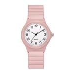 Siliconen Horloge - Kwarts Polshorloge Voor Dames Studenten - Roze