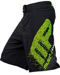 MusclePharm Pixel Heren MMA Fightshorts Zwart Groen