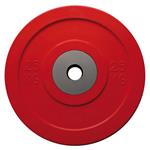 Toorx Fitness Bumper Plates - Challenge - 50mm diameter 25 kg - Rood