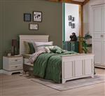 Monte 2-persoonsbed - 140x200 - Wit/beige - Almila