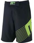 MusclePharm Sportline Heren MMA Fightshorts Zwart Groen