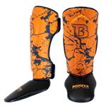 Booster SG Kickboks Scheenbeschermers Jeugd Marmer Oranje