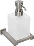 Plieger - Plieger Zeepdispenser Cube Inox (matglas)